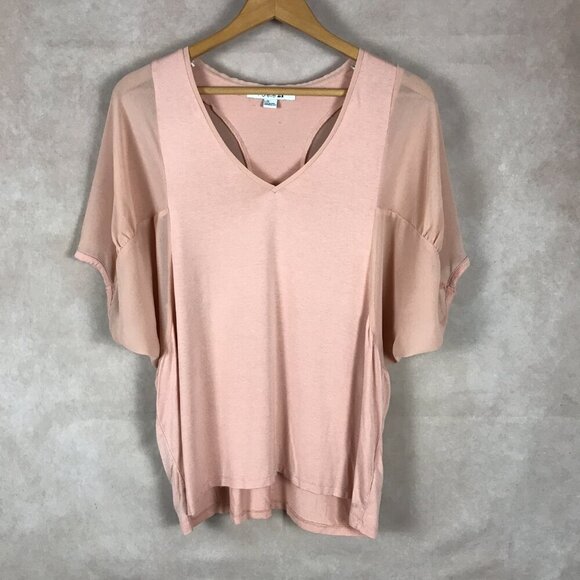 FOREVER 21 Dolman Sleeve V-neck Top, LARGE - Picture 2 of 11